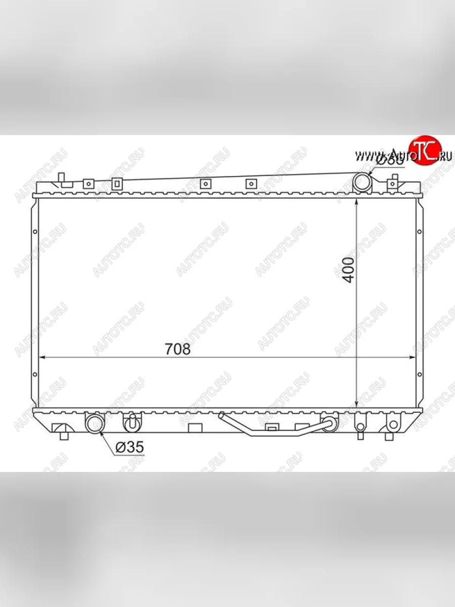 Радиатор двигателя SAT  Toyota Pronard (1999-2004)  в Керчи Республика Крым