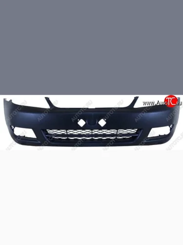 Передний бампер SAT (левый руль) Toyota Corolla E120 седан рестайлинг (2004-2007)