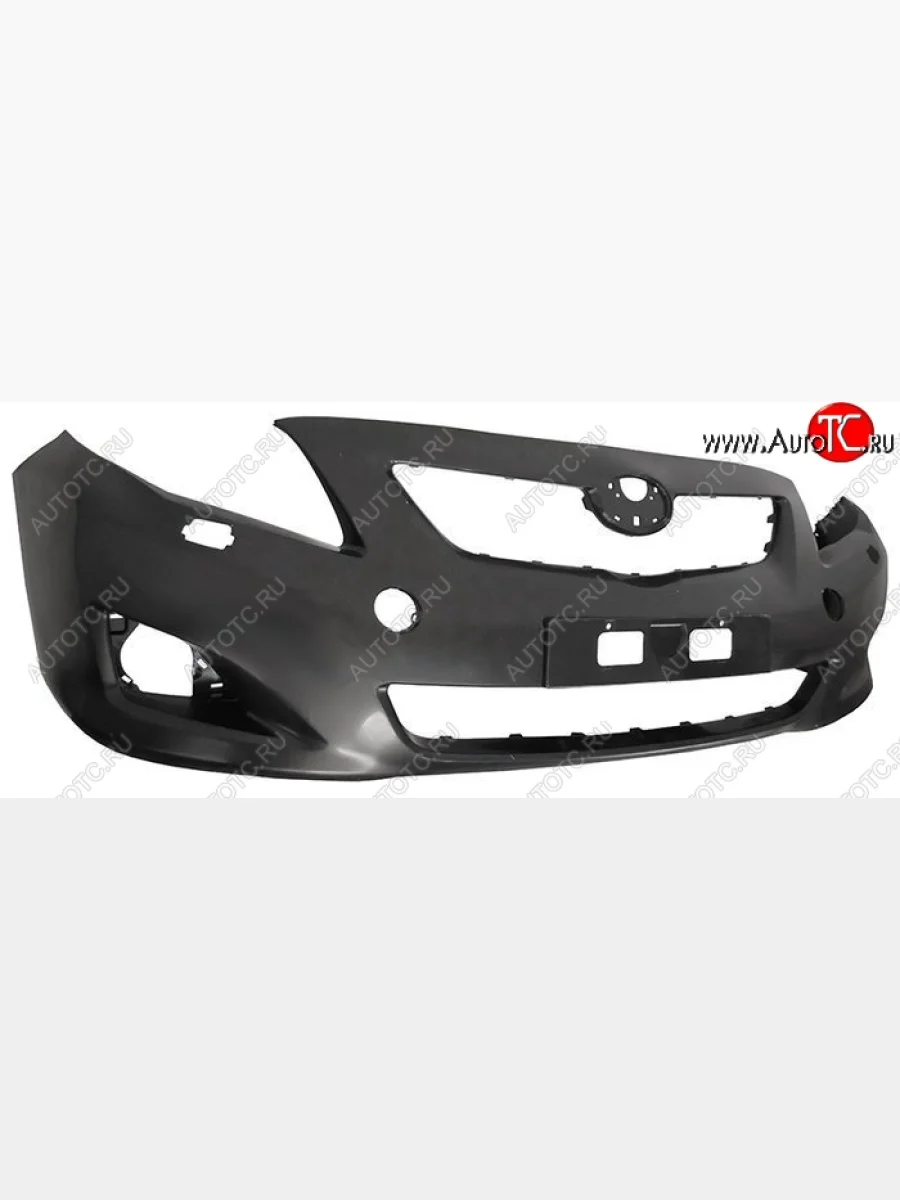 Передний бампер (под омыватели фар) SAT Toyota Corolla E150 седан дорестайлинг (2006-2010) (Неокрашенный)  в Самаре Самарской области