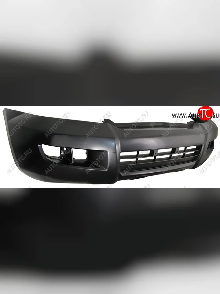 Передний бампер SAT (под расширители арок) Toyota Land Cruiser Prado J120 (2002-2009) (Неокрашенный)  в Самаре Самарской области