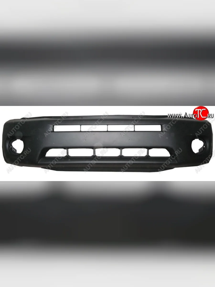 Передний бампер SAT Toyota RAV4 CA20 3 дв. рестайлинг (2003-2005) (Неокрашенный)  в Перми Пермском крае