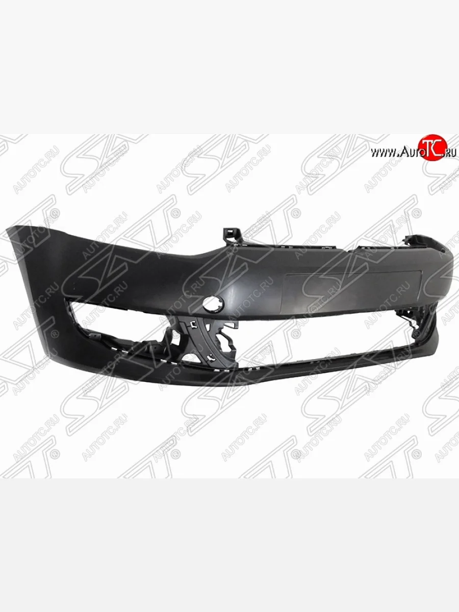 Передний бампер SAT Volkswagen Polo Mk5 6R,6C,61 хэтчбек 5 дв. дорестайлинг (2009-2015) (Неокрашенный)  в Перми Пермском крае