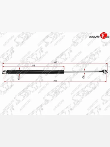Упор капота SAT (газовый) BMW 3 серия  E36 (1990-2000) седан