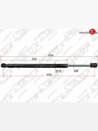 Упор капота SAT (газовый) BMW X5 E70 рестайлинг (2010-2013)