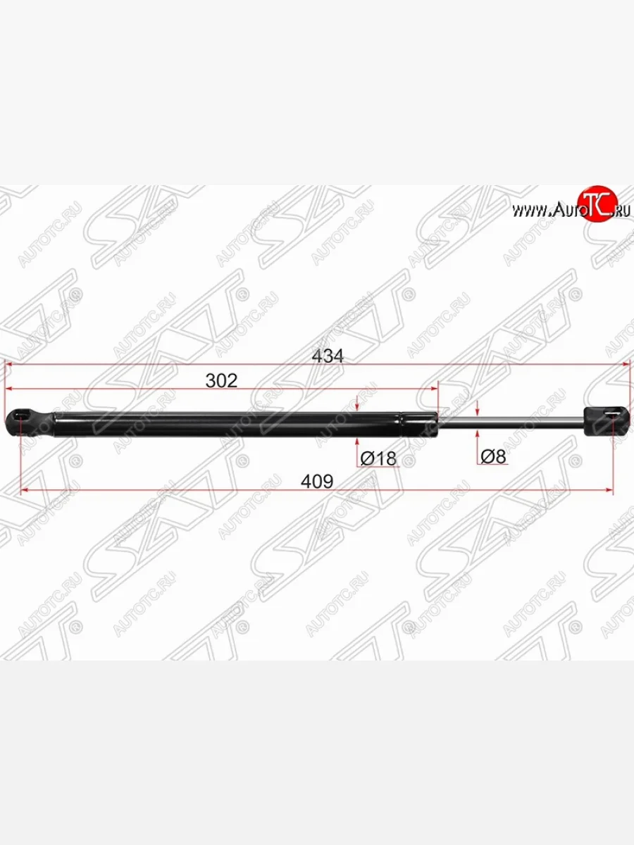 Упор капота SAT (газовый) BMW X5 E70 рестайлинг (2010-2013)  в Керчи Республика Крым
