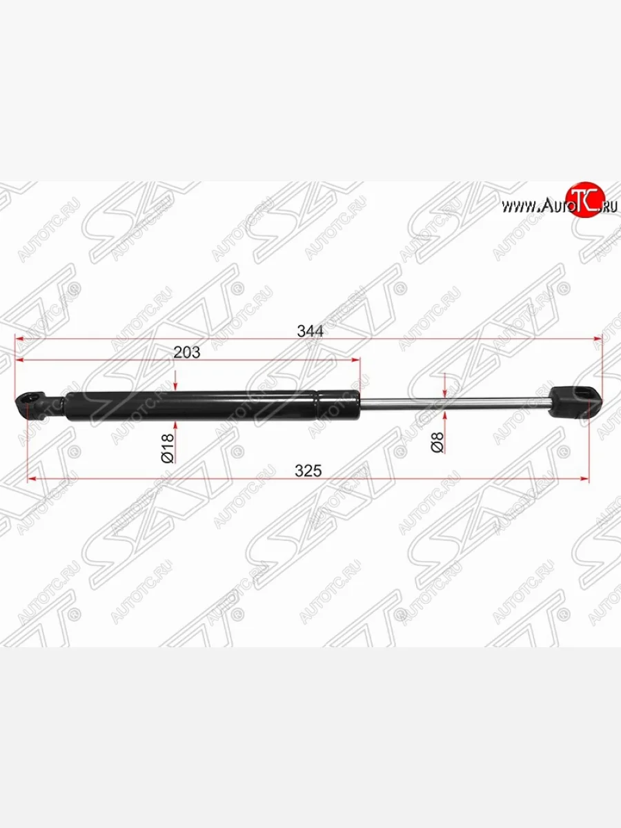 Упор капота SAT (газовый) KIA Sorento XM рестайлинг (2012-2015)  в Воронеже Воронежской области