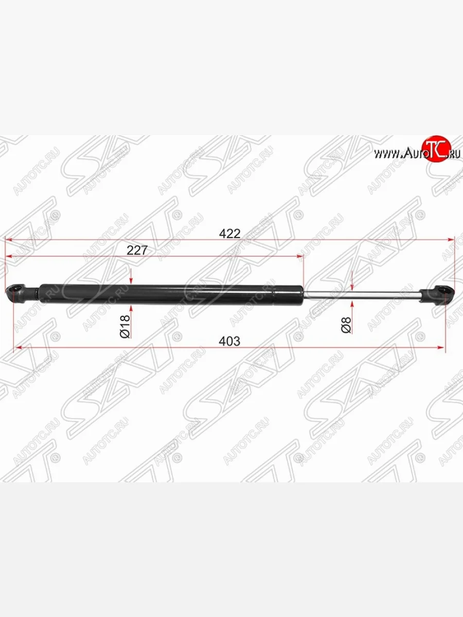 Газовый упор капота SAT Land Rover Discovery 3 L319 (2004-2009)  в Перми Пермском крае