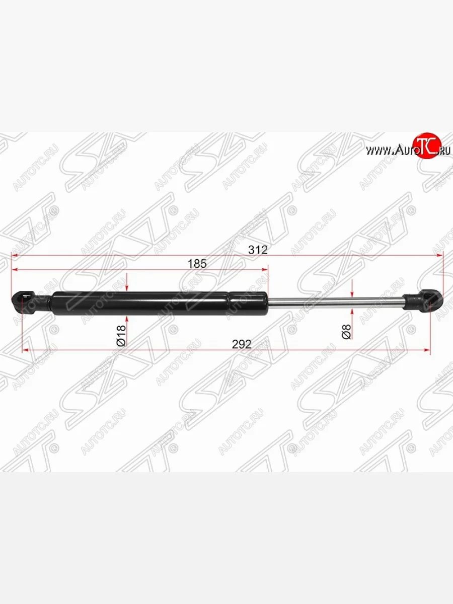 Упор капота SAT (газовый) Land Rover Range Rover 3 L322 дорестайлинг (2002-2006)  в Самаре Самарской области