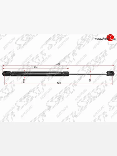 Газовый упор капота SAT Opel Omega B универсал (1994-2004)