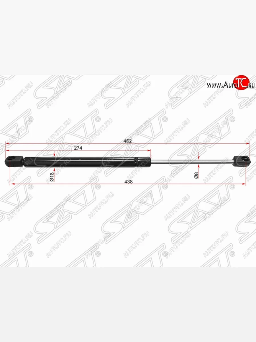 Газовый упор капота SAT Opel Omega B универсал (1994-2004)  в Перми Пермском крае
