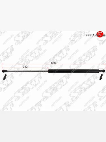 Газовый упор капота SAT Toyota Mark 2 X110 седан дорестайлинг (2000-2002)