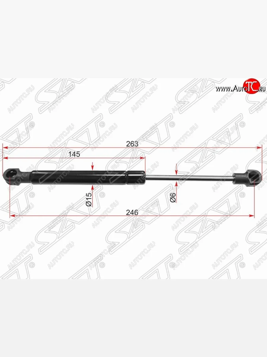 Газовый упор капота SAT Volvo S80 TS седан дорестайлинг (1998-2003)  в Керчи Республика Крым