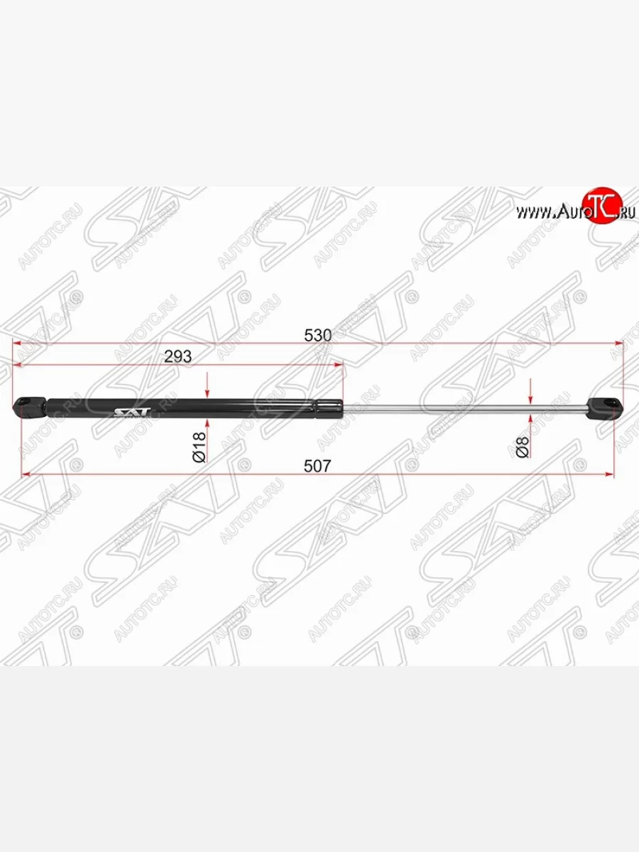 Газовый упор капота SAT Volvo XC90 C дорестайлинг (2002-2006)  в Керчи Республика Крым