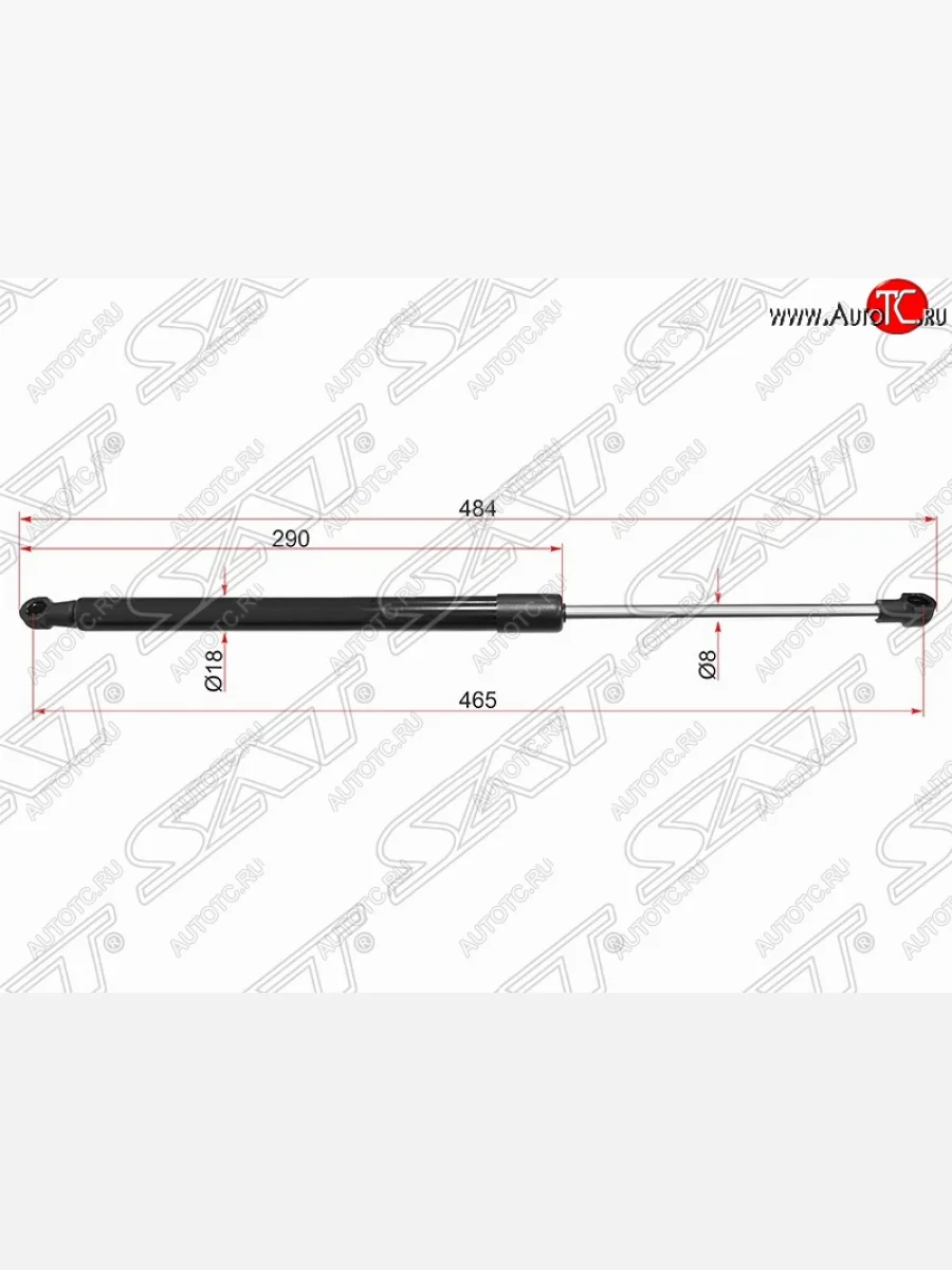 Упор крышки багажника SAT BMW 1 серия F21 хэтчбэк 3 дв. 2-ой рестайлинг (2017-2020)  с доставкой в г. Керчь