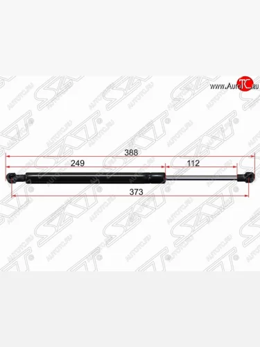 Упор крышки багажника SAT (газовый) BMW 3 серия E90 седан дорестайлинг (2004-2008)