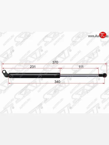 Упор крышки багажника SAT (газовый) BMW 5 серия E39 седан рестайлинг (2000-2003)