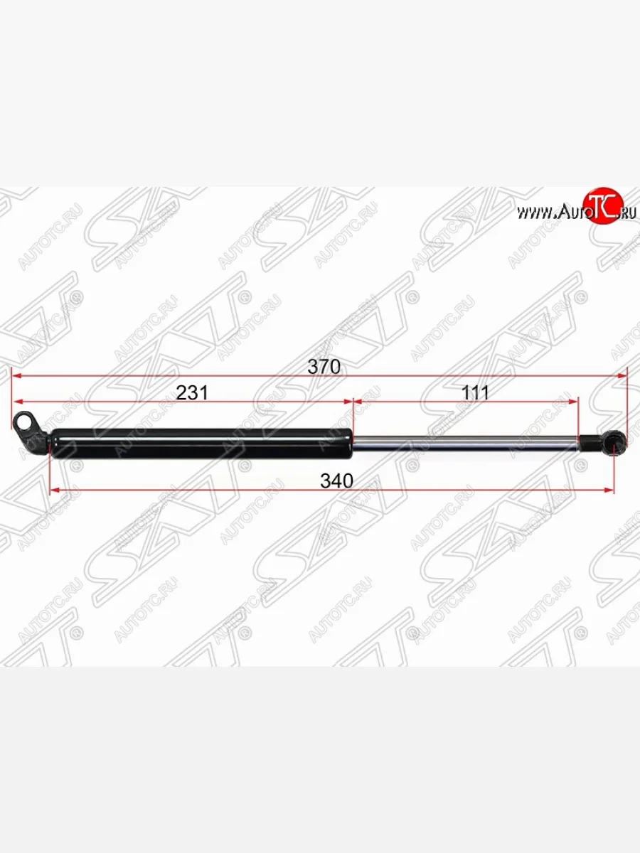 Упор крышки багажника SAT (газовый) BMW 5 серия E39 седан дорестайлинг (1995-2000)  в Воронеже Воронежской области
