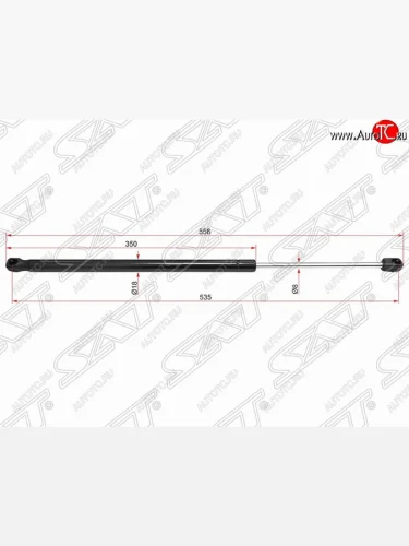 Газовый упор крышки багажника SAT Ford Focus 3 универсал дорестайлинг (2010-2015)