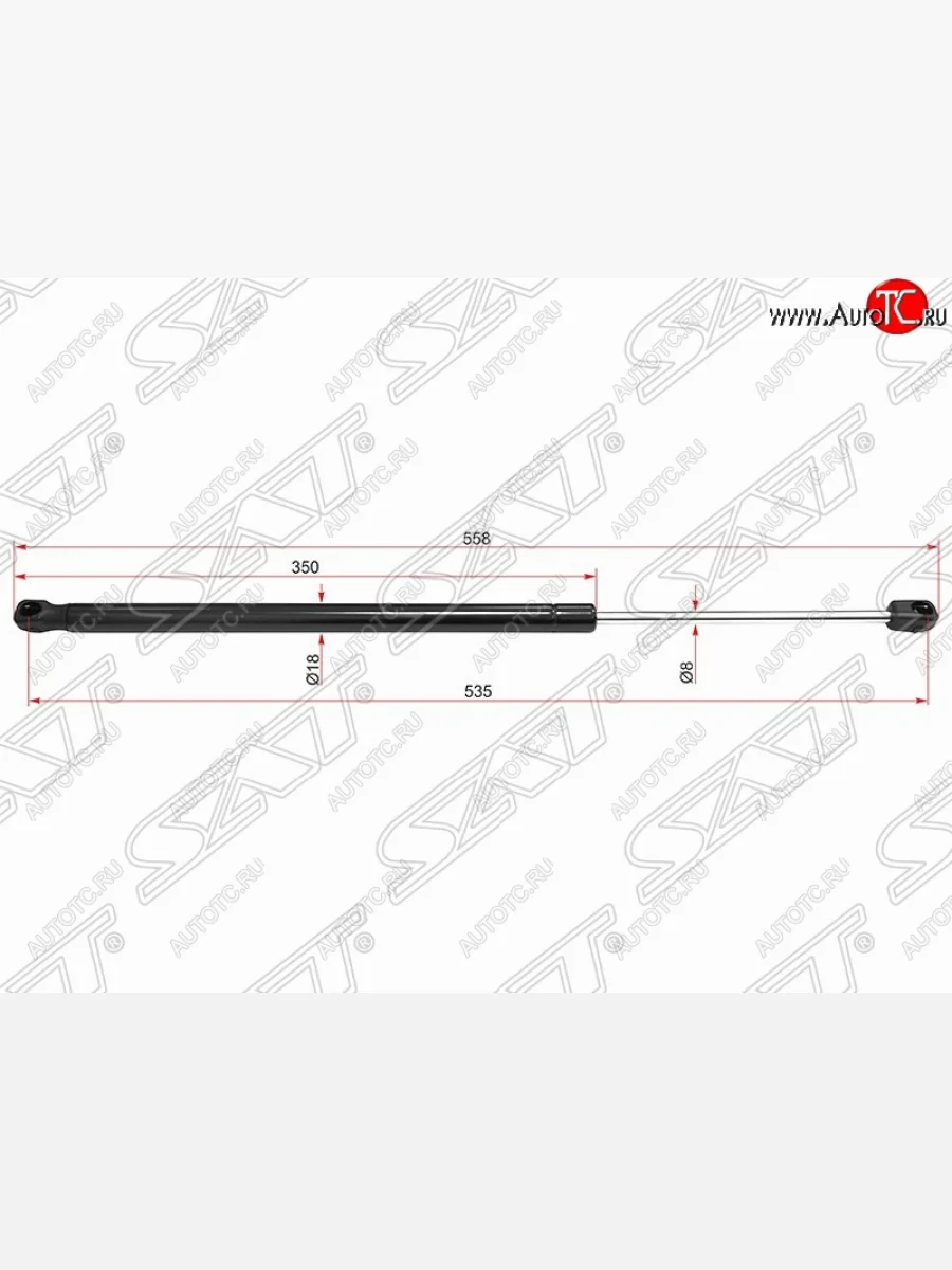 Газовый упор крышки багажника SAT Ford Focus 3 универсал дорестайлинг (2010-2015)  в Керчи Республика Крым