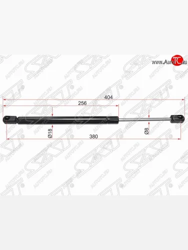 Газовый упор крышки багажника SAT Ford Mondeo Mk4,BD дорестайлинг, седан (2007-2010)