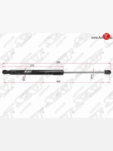 Упор крышки багажника SAT (газовый) INFINITI QX56 Z62 (2010-2013)