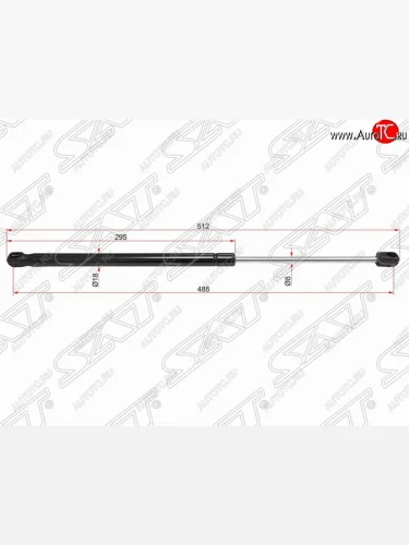 Упор крышки багажника SAT (газовый) 
