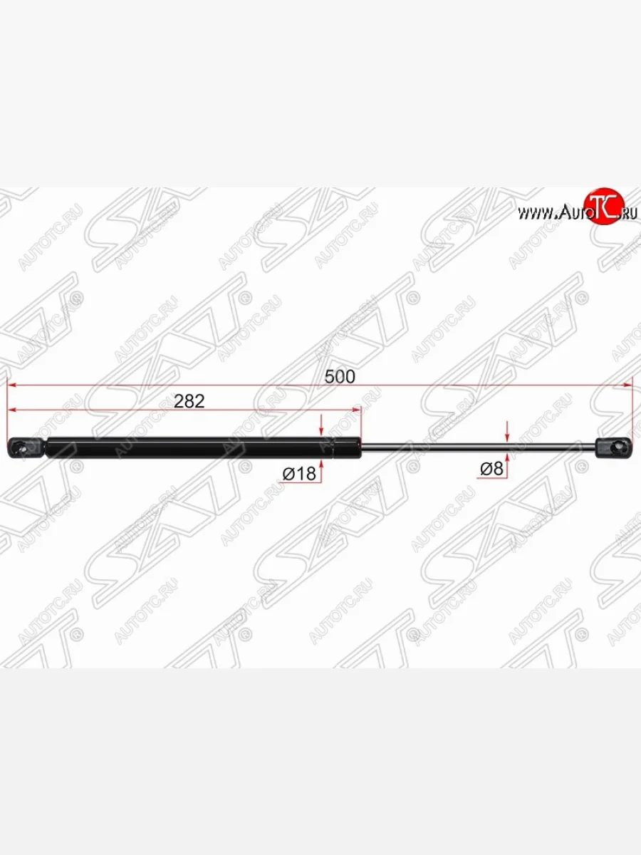 Упор крышки багажника SAT (газовый) KIA Sorento XM рестайлинг (2012-2015)  в Самаре Самарской области