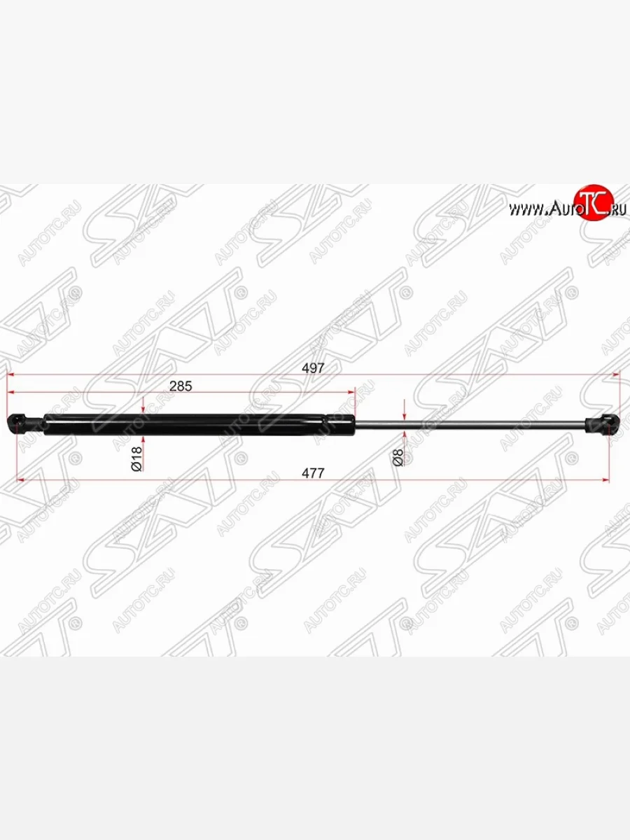 Газовый упор крышки багажника SAT Land Rover Discovery 3 L319 (2004-2009)  в Самаре Самарской области