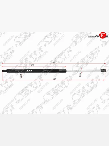 Упор крышки багажника SAT (газовый) Lexus RX270 AL10 дорестайлинг (2010-2012)