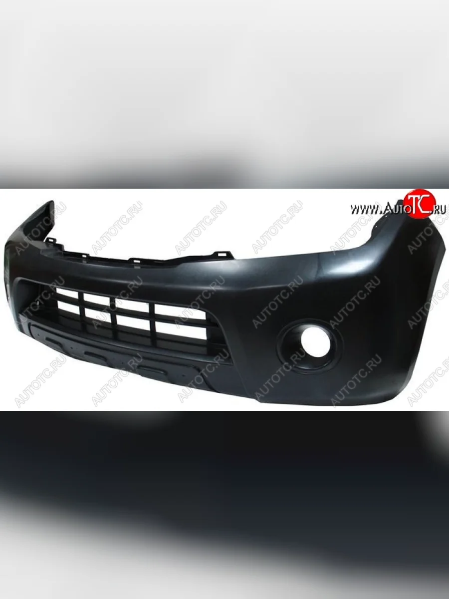 Передний бампер SAT Nissan Pathfinder R51 рестайлинг (2009-2014) (Неокрашенный)  в Керчи Республика Крым