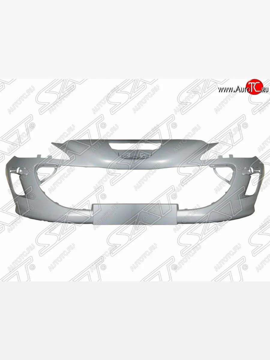 Передний бампер SAT Peugeot 308 T7 хэтчбек 5 дв. дорестайлинг (2007-2011) (Неокрашенный)  в Перми Пермском крае