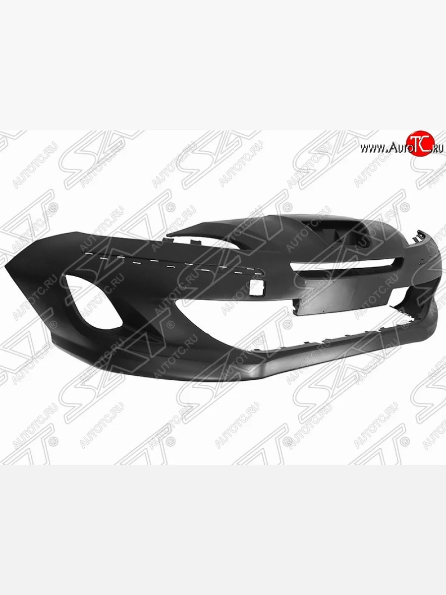 Передний бампер (к капоту ST-PG48-000-0 и под эмблему ST-PG48-000P-0) SAT Peugeot 408  дорестайлинг (2010-2017) (Неокрашенный)  в Самаре Самарской области