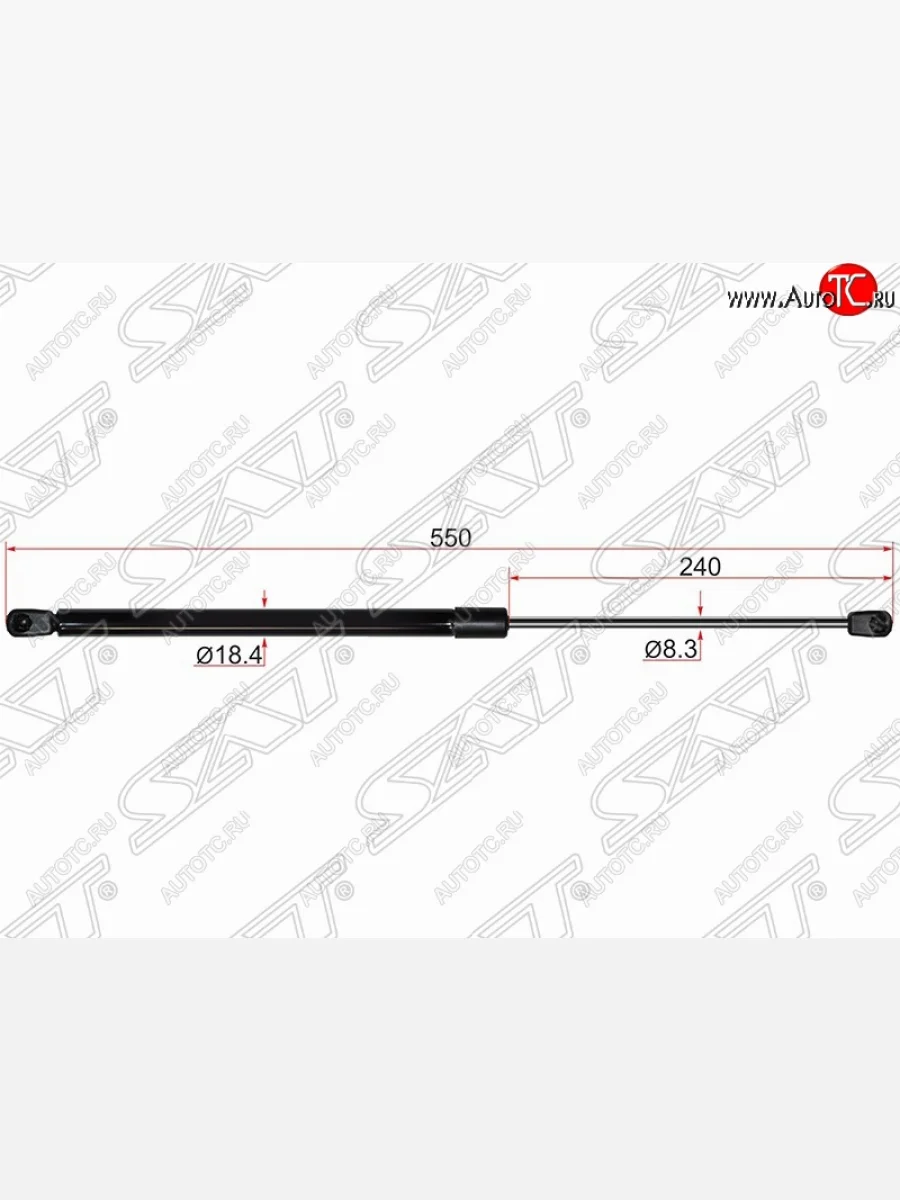 Газовый упор крышки багажника SAT  Nissan Murano (2008-2016) 2 Z51  в Воронеже Воронежской области