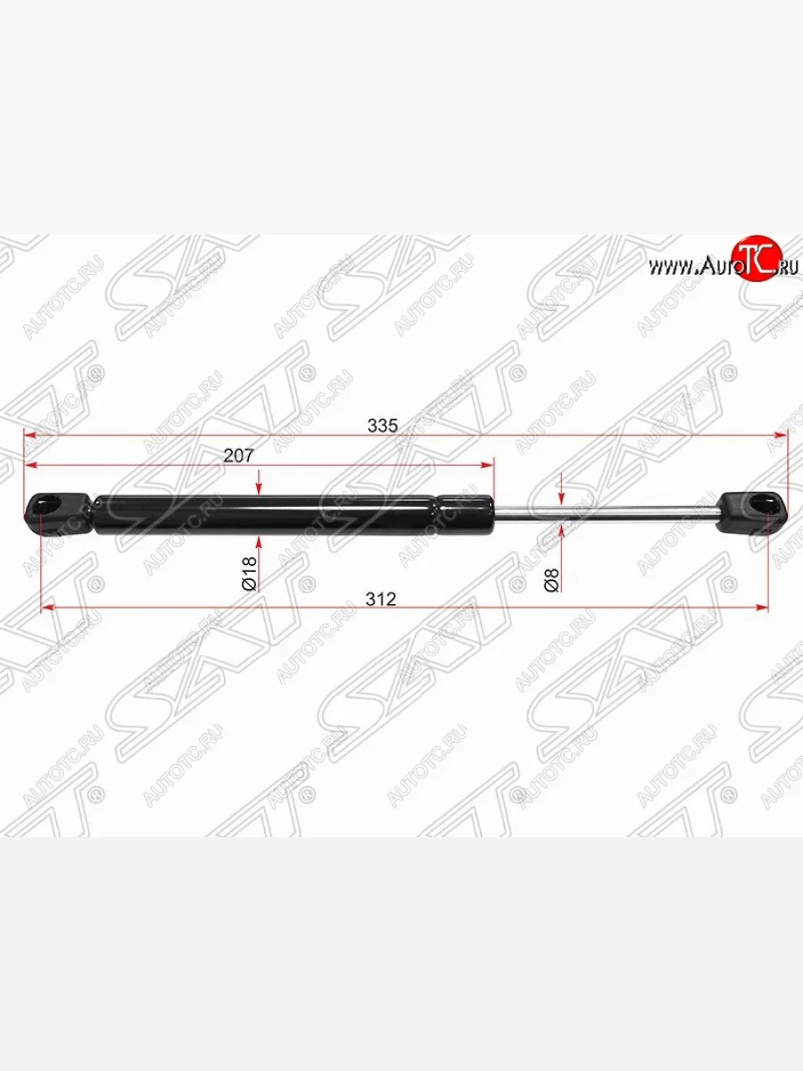 Газовый упор крышки багажника SAT Nissan Skyline V35 (2001-2007)  в Керчи Республика Крым