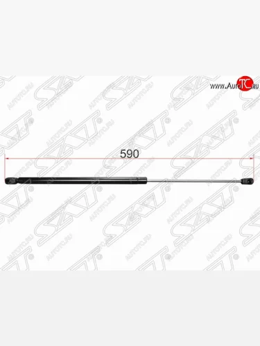 Газовый упор крышки багажника SAT Subaru Impreza  GG (2000-2007) хэтчбэк дорестайлинг, хэтчбэк 1-ый рестайлинг, хэтчбэк 2-ой рестайлинг