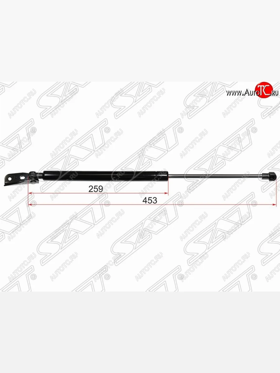 Левый газовый упор крышки багажника SAT Toyota Corolla Axio (E140) седан дорестайлинг (2006-2008)  в Керчи Республика Крым
