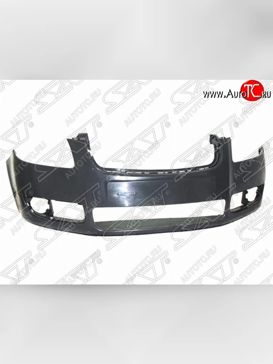 Передний бампер SAT. Skoda Fabia Mk2 универсал дорестайлинг (2007-2010) (Неокрашенный)  в Керчи Республика Крым