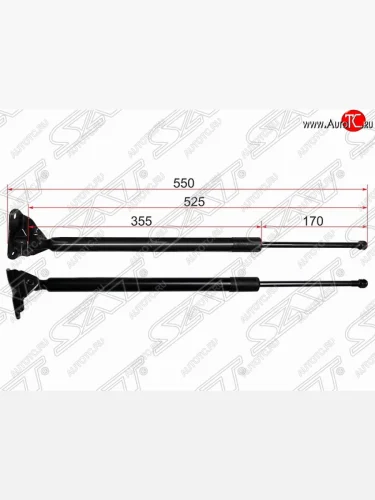 Газовый упор крышки багажника SAT Toyota RAV4 XA40 5 дв. дорестайлинг (2012-2015)