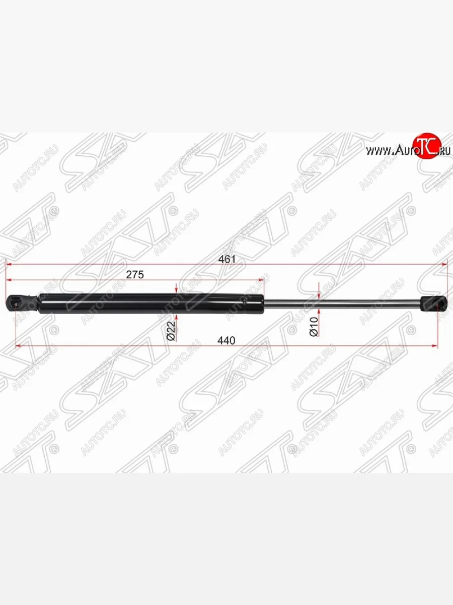 Газовый упор крышки багажника SAT Volkswagen Golf 6 Mk6 хэтчбэк 5 дв. (2008-2014)  в Самаре Самарской области