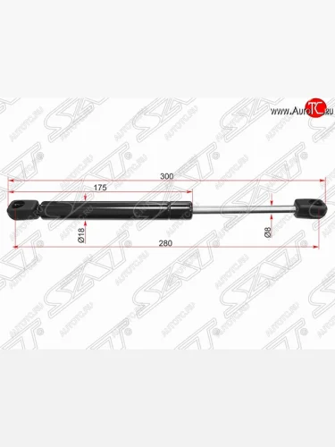 Газовый упор крышки багажника SAT Volkswagen Passat  B5 (1996-2000) универсал дорестайлинг
