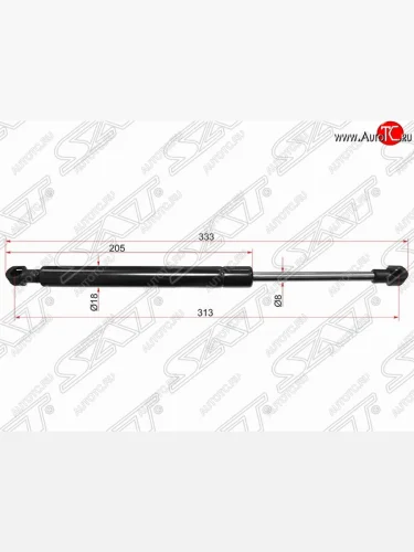 Газовый упор крышки багажника SAT Volkswagen Touareg 1 GP рестайлинг (2006-2010)