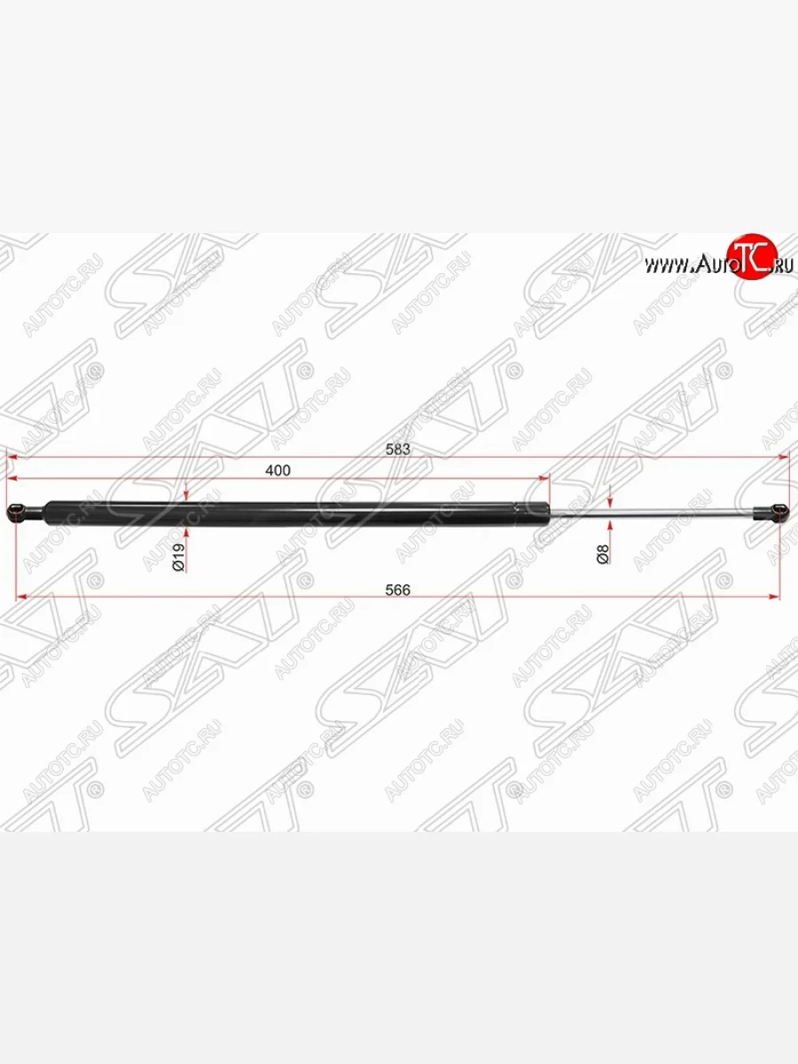 Газовый упор крышки багажника SAT Volvo XC60  дорестайлинг (2008-2013)  в Керчи Республика Крым