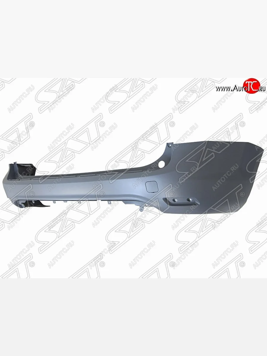 Бампер задний SAT (Тайвань)  Ford Focus (2007-2011) 2 (Неокрашенный)  в Самаре Самарской области