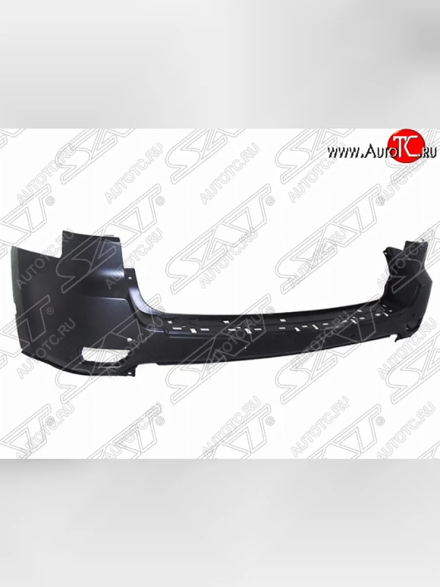 Бампер задний SAT (под сонары, пр-во Тайвань) Jeep Grand Cherokee WK2 дорестайлинг (2010-2013) (Неокрашенный)  в Керчи Республика Крым