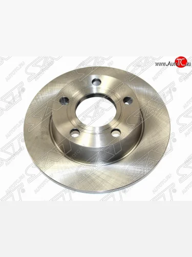 Задний тормозной диск SAT (1.8-4.2, не вентилируемый) Audi A6 C5 дорестайлинг, седан (1997-2001)