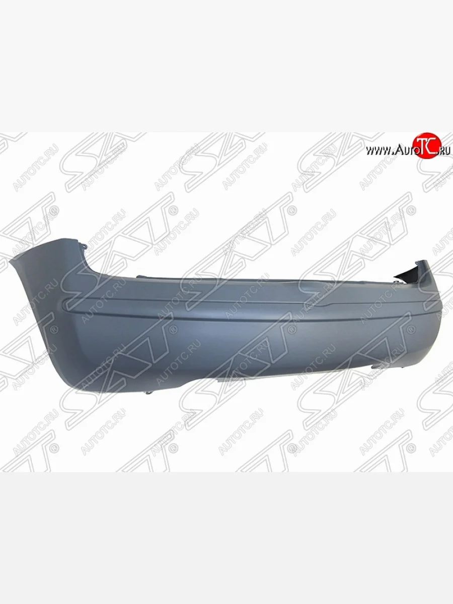 Бампер задний SAT Nissan Micra K12 5 дв. 2-ой рестайлинг (2007-2010) (Неокрашенный)  в Перми Пермском крае
