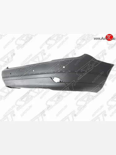 Бампер задний SAT (под сонары) Mercedes-Benz C-Class  W204 (2007-2011) дорестайлинг седан