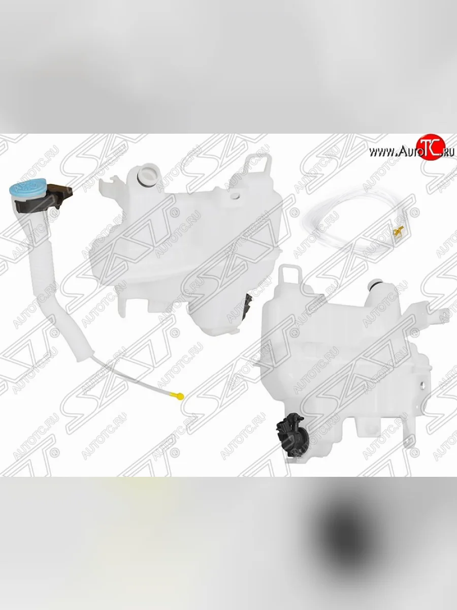 Бачок омывателей SAT (с горловиной, 1 мотором, малый, пр-во Тайвань) Mazda 3/Axela BM дорестайлинг, хэтчбэк (2013-2016)  в Керчи Республика Крым