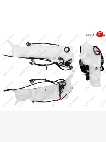 Бачок омывателей SAT (с 2 моторами и датчиком уровня) Toyota Land Cruiser  200 (2007-2021) дорестайлинг, 1-ый рестайлинг, 2-ой рестайлинг