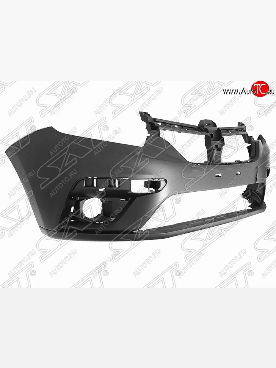 Передний бампер SAT (Китай) Renault Sandero 2 рестайлинг (2018-2025) (Неокрашенный)  в Керчи Республика Крым